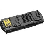 Dewalt Φορτιστής Μπαταριών Εργαλείου 10.8-18V Λιθίου XR Flexvolt Διπλός - Image 2
