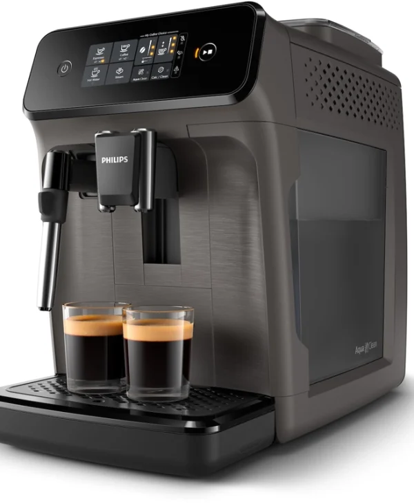 Philips Series 1200 Αυτόματη Μηχανή Espresso 1500W Πίεσης 15bar με Μύλο Άλεσης Μαύρη