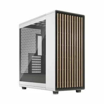 Fractal Design FD-C-NOR1X-04 Gaming Midi Tower Κουτί Υπολογιστή με Πλαϊνό Παράθυρο Chalk White FD-C-NOR1X-04
