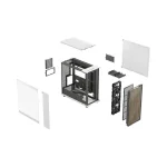 Fractal Design FD-C-NOR1X-04 Gaming Midi Tower Κουτί Υπολογιστή με Πλαϊνό Παράθυρο Chalk White FD-C-NOR1X-04 - Image 7