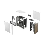 Fractal Design North XL Gaming Midi Tower Κουτί Υπολογιστή Chalk White - Image 10