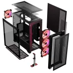 Modecom Volcano Expanse T Apex ARGB Gaming Midi Tower Κουτί Υπολογιστή με Πλαϊνό Παράθυρο Μαύρο - Image 10