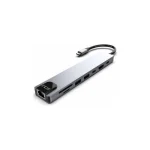 Inca ITPC-7T USB-C Docking Station με HDMI 4K PD Ethernet Ασημί ITPC-7T