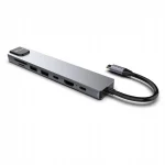 Inca ITPC-7T USB-C Docking Station με HDMI 4K PD Ethernet Ασημί ITPC-7T - Image 2