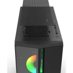 Inca EMG-17XN Gaming Midi Tower Κουτί Υπολογιστή με Πλαϊνό Παράθυρο και RGB Φωτισμό Μαύρο EMG-17XN - Image 6