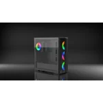 Inca EMG-17XN Gaming Midi Tower Κουτί Υπολογιστή με Πλαϊνό Παράθυρο και RGB Φωτισμό Μαύρο EMG-17XN - Image 9