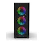 Inca EMG-15XB Midi Tower Κουτί Υπολογιστή με Πλαϊνό Παράθυρο και RGB Φωτισμό Μαύρο EMG-15XB - Image 4