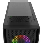 Inca EMG-15XB Midi Tower Κουτί Υπολογιστή με Πλαϊνό Παράθυρο και RGB Φωτισμό Μαύρο EMG-15XB - Image 6