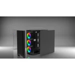 Inca EMG-15XB Midi Tower Κουτί Υπολογιστή με Πλαϊνό Παράθυρο και RGB Φωτισμό Μαύρο EMG-15XB - Image 8