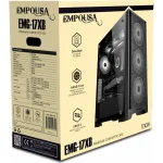 Inca EMG-15XB Midi Tower Κουτί Υπολογιστή με Πλαϊνό Παράθυρο και RGB Φωτισμό Μαύρο EMG-15XB - Image 9