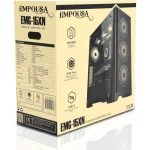 Inca EMG-15XN Midi Tower Κουτί Υπολογιστή με Πλαϊνό Παράθυρο και RGB Φωτισμό Μαύρο EMG-15XN - Image 9