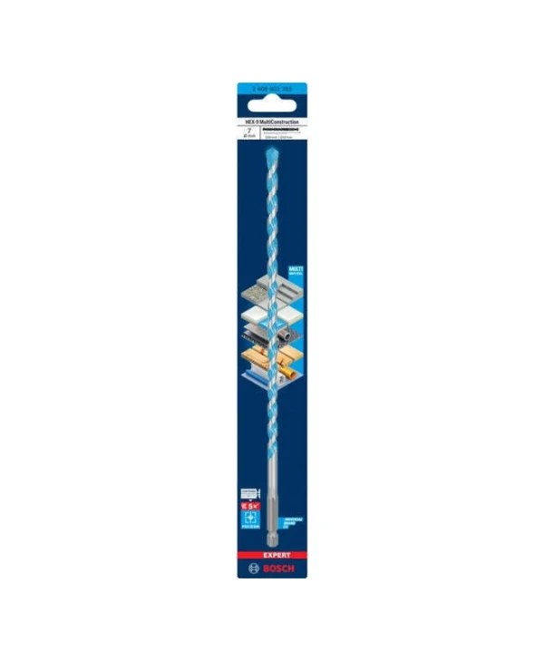Bosch MultiConstruction Διαμαντοτρύπανο για Ξύλο και Μέταλλο 7mm