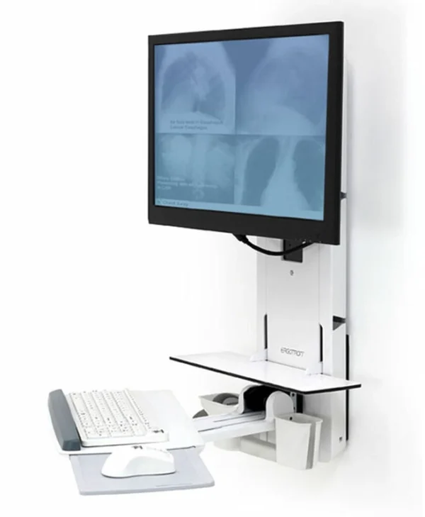 Ergotron StyleView Επιτοίχια Βάση Οθόνης έως 24" Λευκή