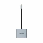 Dicota USB-C Docking Station με HDMI 4K PD και σύνδεση 2 Οθονών Γκρι (D32063) D32063 - Image 4
