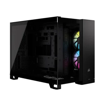 Corsair iCUE 2500X RGB Gaming Mini Tower Κουτί Υπολογιστή με Πλαϊνό Παράθυρο Μαύρο