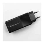 Qoltec Φορτιστής Χωρίς Καλώδιο GaN με Θύρα USB-A και Θύρα USB-C 100W Power Delivery Μαύρος (Power Pro) - Image 6