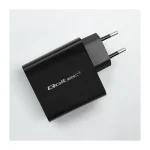 Qoltec Φορτιστής Χωρίς Καλώδιο με Θύρα USB-A και Θύρα USB-C 65W Power Delivery Μαύρος (Super Quick) - Image 5