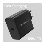 Qoltec Φορτιστής Χωρίς Καλώδιο με Θύρα USB-C 65W Power Delivery Μαύρος (Super Quick) - Image 3