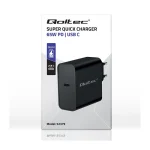 Qoltec Φορτιστής Χωρίς Καλώδιο με Θύρα USB-C 65W Power Delivery Μαύρος (Super Quick) - Image 4