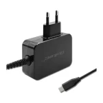 Qoltec Φορτιστής με Ενσωματωμένο Καλώδιο GaN USB-C 65W Μαύρος (Power Pro) - Image 4