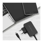 Qoltec Φορτιστής με Ενσωματωμένο Καλώδιο GaN USB-C 65W Μαύρος (Power Pro) - Image 5