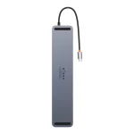 Baseus EliteJoy Gen2 USB-C Docking Station με HDMI/DisplayPort 4K PD Ethernet και σύνδεση 2 Οθονών Γκρι - Image 3