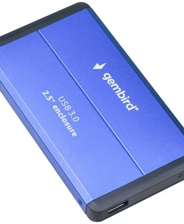Gembird Θήκη για Σκληρό Δίσκο 2.5" SATA III με σύνδεση USB3.0 σε Μπλε χρώμα