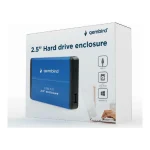 Gembird Θήκη για Σκληρό Δίσκο 2.5" SATA III με σύνδεση USB3.0 σε Μπλε χρώμα - Image 5