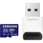 Samsung Pro Plus (2023) microSDXC 256GB Class 10 U3 V30 A2 UHS-I με USB Reader