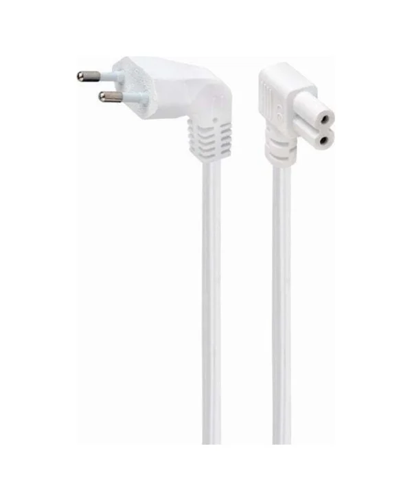 Gembird IEC C7 - IEC C7 Cable 2.5m Λευκό PC-184L-VDE-2.5M-W PC-184L-VDE-2.5M-W