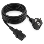 Cablexpert Schuko - IEC C13 Cable 10m Μαύρο PC-186-VDE-10M PC-186-VDE-10M - Image 4