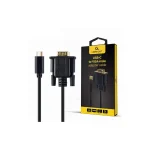 Cablexpert USB 3.1 Cable USB-C male - VGA male Μαύρο 2m (A-CM-VGAM-01) A-CM-VGAM-01