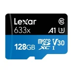 Lexar High-Performance 633x microSDXC 128GB Class 10 U3 V30 A1 UHS-I με αντάπτορα - Image 2