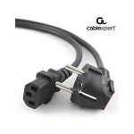Cablexpert Schuko - IEC C13 Cable 5m Μαύρο PC-186-VDE-5M PC-186-VDE-5M