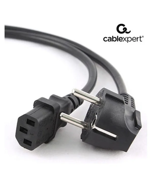 Cablexpert Schuko - IEC C13 Cable 5m Μαύρο PC-186-VDE-5M PC-186-VDE-5M