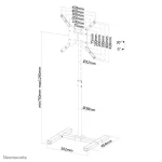Neomounts NS-FS100BLACK Βάση Τηλεόρασης Δαπέδου έως 55" και 20kg NS-FS100BLACK - Image 4