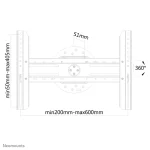 Neomounts LED-WR100 Βάση Τηλεόρασης Τοίχου έως 75" και 50kg - Image 5