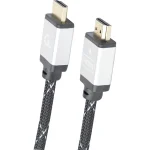 Cablexpert HDMI 2.0 Braided Cable HDMI male - HDMI male 1m Μαύρο