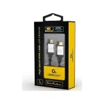 Cablexpert HDMI 2.0 Braided Cable HDMI male - HDMI male 1m Μαύρο - Image 2