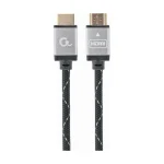 Cablexpert HDMI 2.0 Braided Cable HDMI male - HDMI male 1m Μαύρο - Image 3