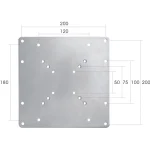 Neomounts FPMA-VESA200 Βάση Τηλεόρασης Τοίχου έως 42" και 35kg Ασημί FPMA-VESA200 - Image 2