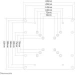 Neomounts FPMA-VESA200 Βάση Τηλεόρασης Τοίχου έως 42" και 35kg Ασημί FPMA-VESA200 - Image 4