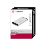 Transcend StoreJet 25S3 Θήκη για Σκληρό Δίσκο 2.5" SATA III με σύνδεση USB 3.0 σε Ασημί χρώμα - Image 4