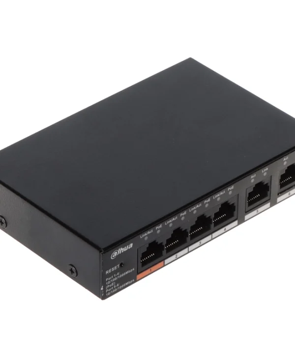 Dahua CS4006-4ET-60 Managed L2 PoE+ Switch με 4 Θύρες Ethernet CS4006-4ET-60