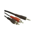 Cablexpert Καλώδιο 3.5mm male - RCA male Μαύρο 5m (CCA-458-5M) CCA-458-5M - Image 4