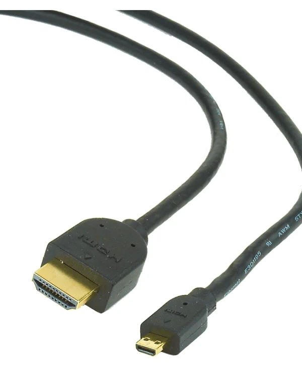 Cablexpert HDMI 1.4 Cable HDMI male - micro HDMI male 1.8m Μαύρο