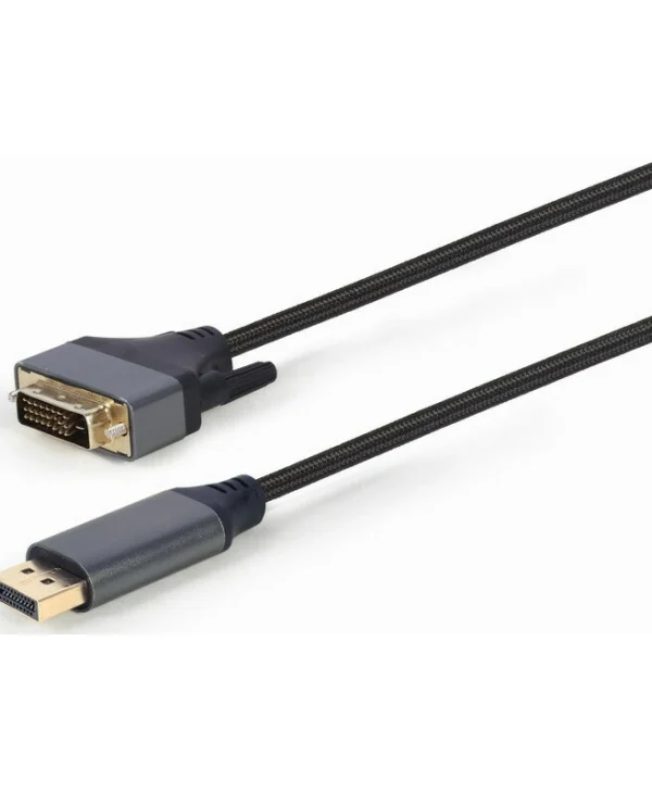 Gembird Cable DVI-D male - DisplayPort male 1.8m Μαύρο (CC-DPM-DVIM-4K-6) CC-DPM-DVIM-4K-6