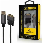 Gembird Cable DVI-D male - DisplayPort male 1.8m Μαύρο (CC-DPM-DVIM-4K-6) CC-DPM-DVIM-4K-6 - Image 2