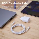 Trust Φορτιστής με Θύρα USB-C και Καλώδιο USB-C - USB-C 45W Power Delivery Λευκός (Maxo) - Image 5