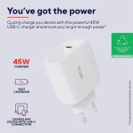Trust Φορτιστής με Θύρα USB-C και Καλώδιο USB-C - USB-C 45W Power Delivery Λευκός (Maxo) - Image 10